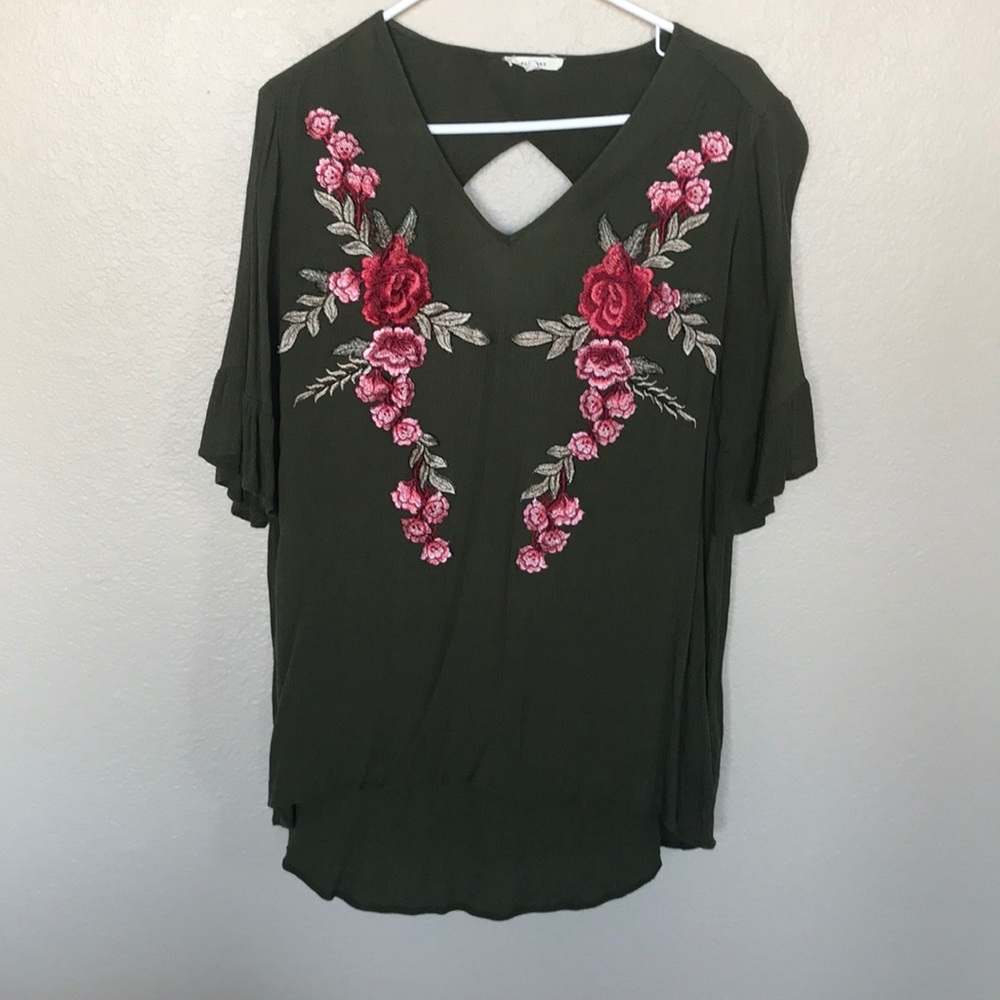 Adorable dark green blouse from Nordstrom size L